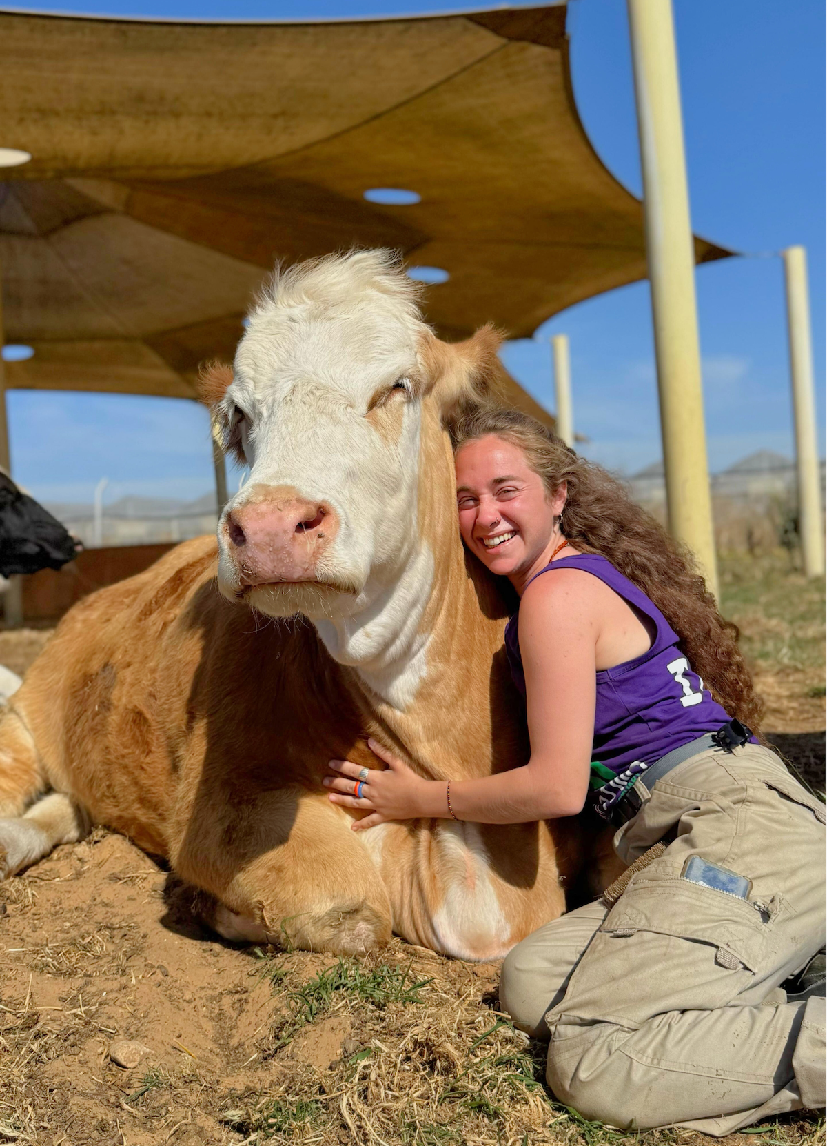 Shoham and Bubba at Freedom Farm Sanctuary